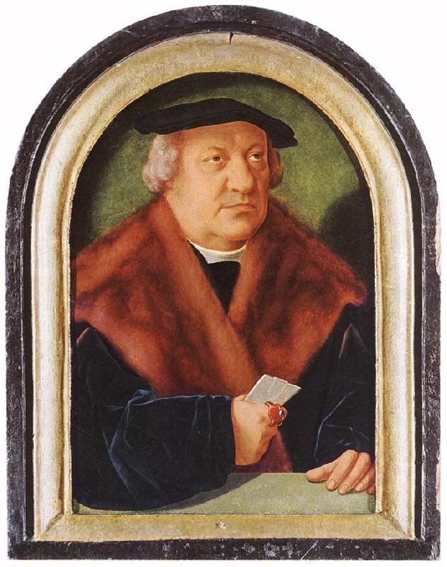 BRUYN, Barthel Portrait of Scholar Petrus von Clapis Spain oil painting art
